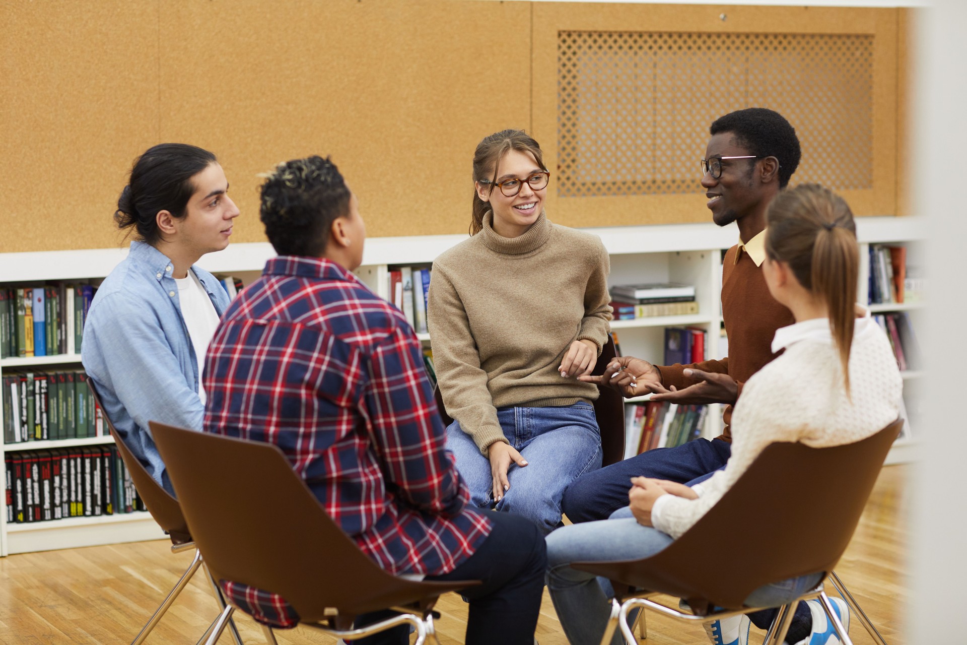 Students Enjoying Discussion